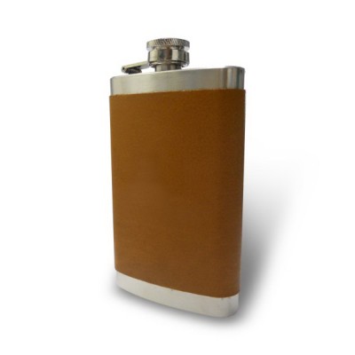 Leather covered flask