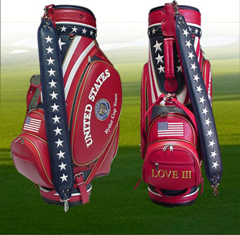 us team custom staff golf bag