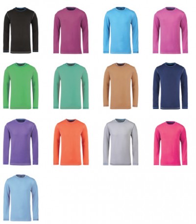 BUGATCHI crew neck long sleeve