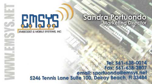 emsys business card